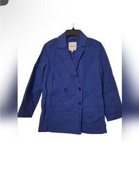Madewell Bluestone Crossover Chino Blazer Double Breasted